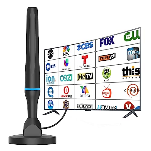 Digital HDTV Antenna Indoor Outdoor with Magnetic Base V339056