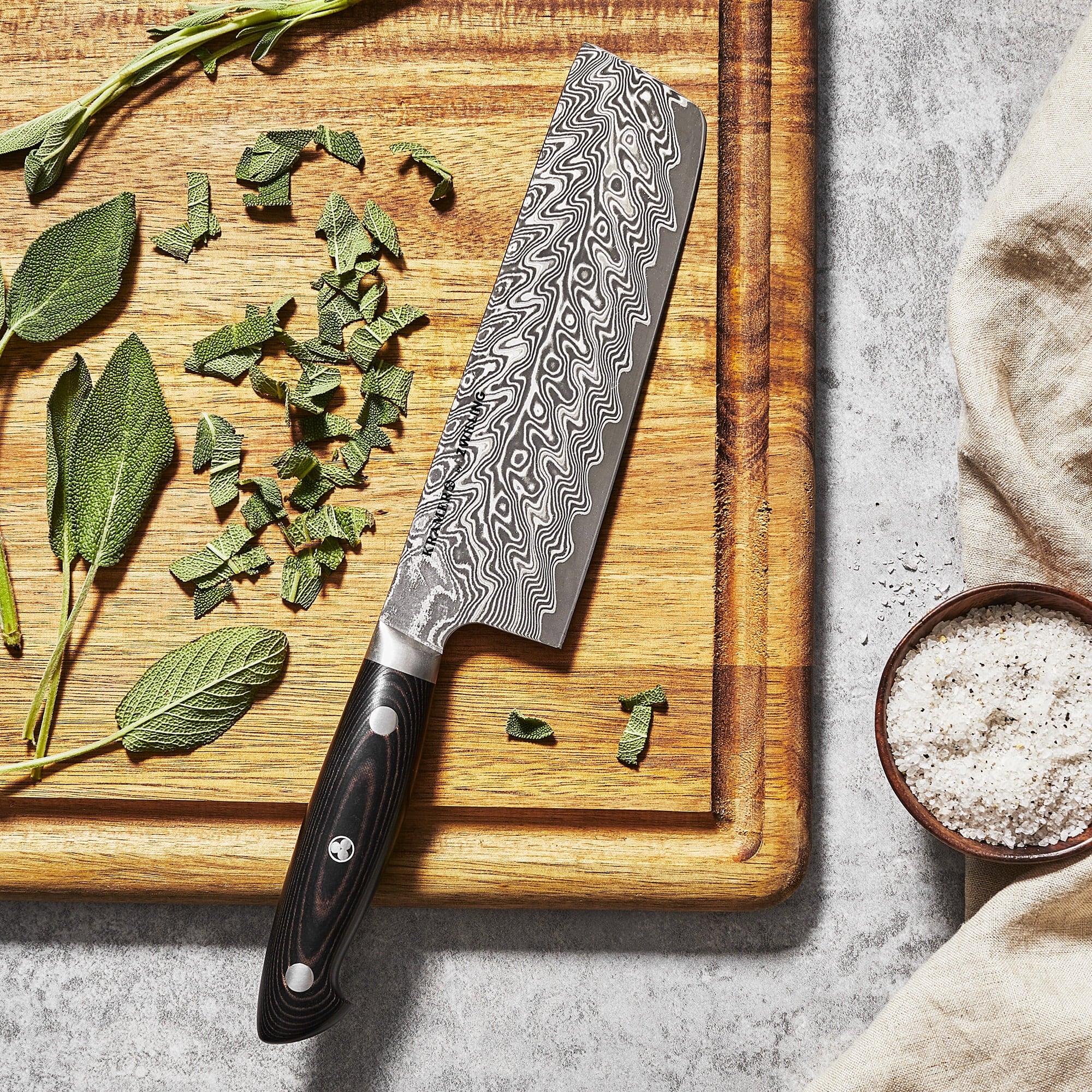 6.5-inch Damascus Nakiri Knife V869688
