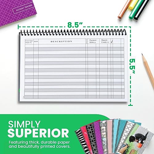 1 Pack Wide Edition Checkbook Register C231344