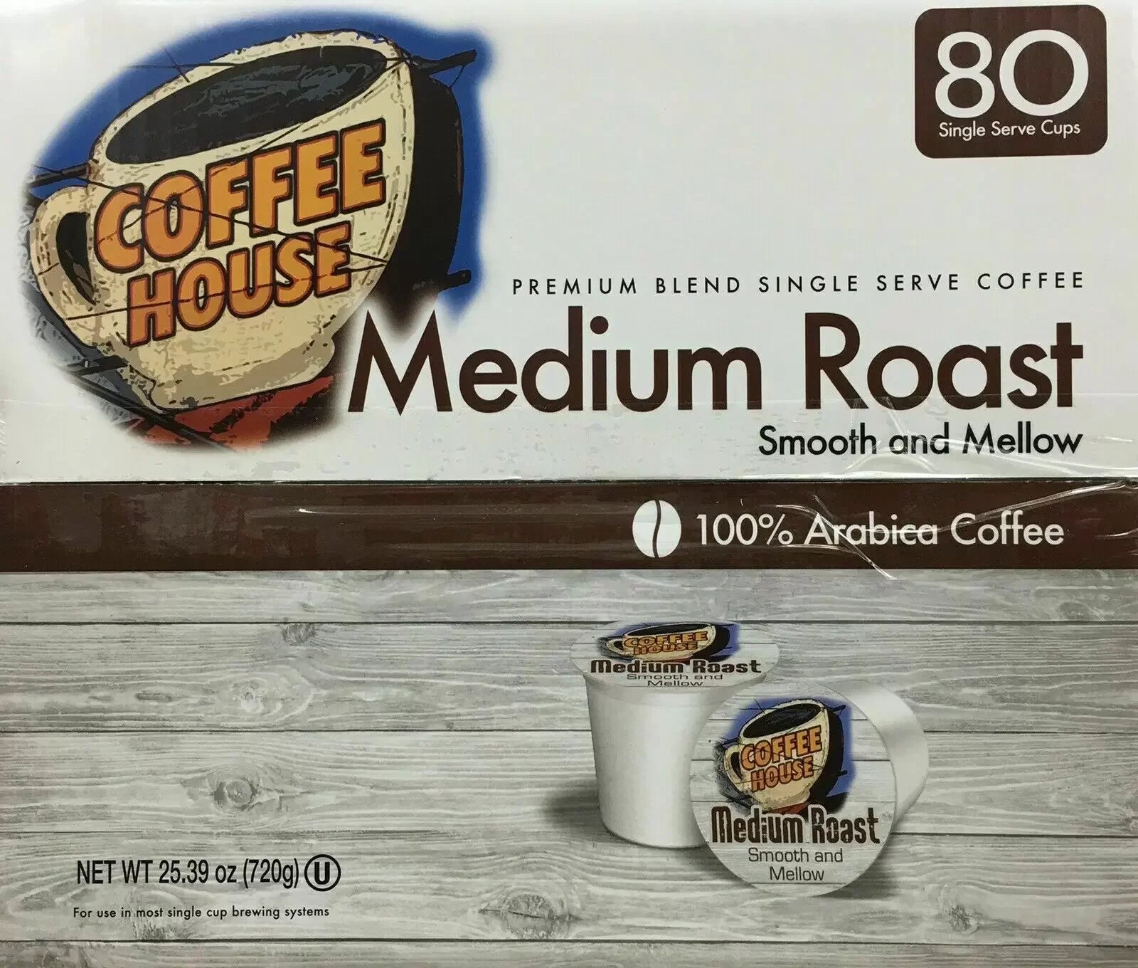 80 Count Medium Roast Coffee K-cups T61990