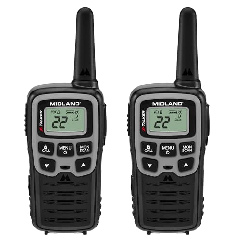 Black/Orange FRS Two Way Radio 2 Pack V244