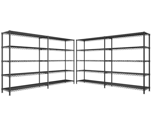 73''W 5-Tier Metal Wire Shelving Unit V102006