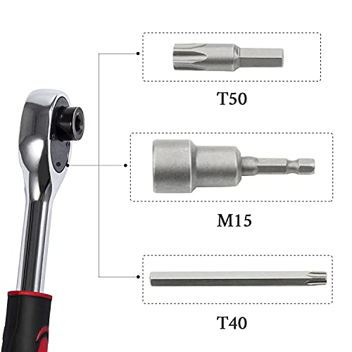 Red Torx Screw Removal Tool Kit for Jeep Wrangler Q22629