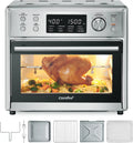12-in-1 Air Fryer Toaster Oven Combo, 26.4 QT, Stainless Steel D472959
