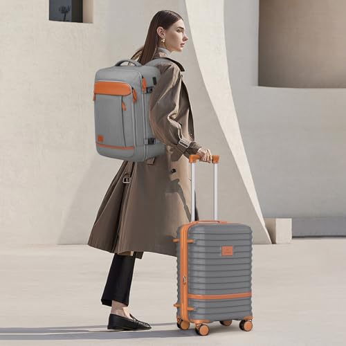 Expandable Carry on Luggage Suitcase with Spinner Wheels Q1226