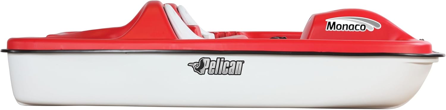 Red White Adjustable 5 Seat Pedal Boat W80140