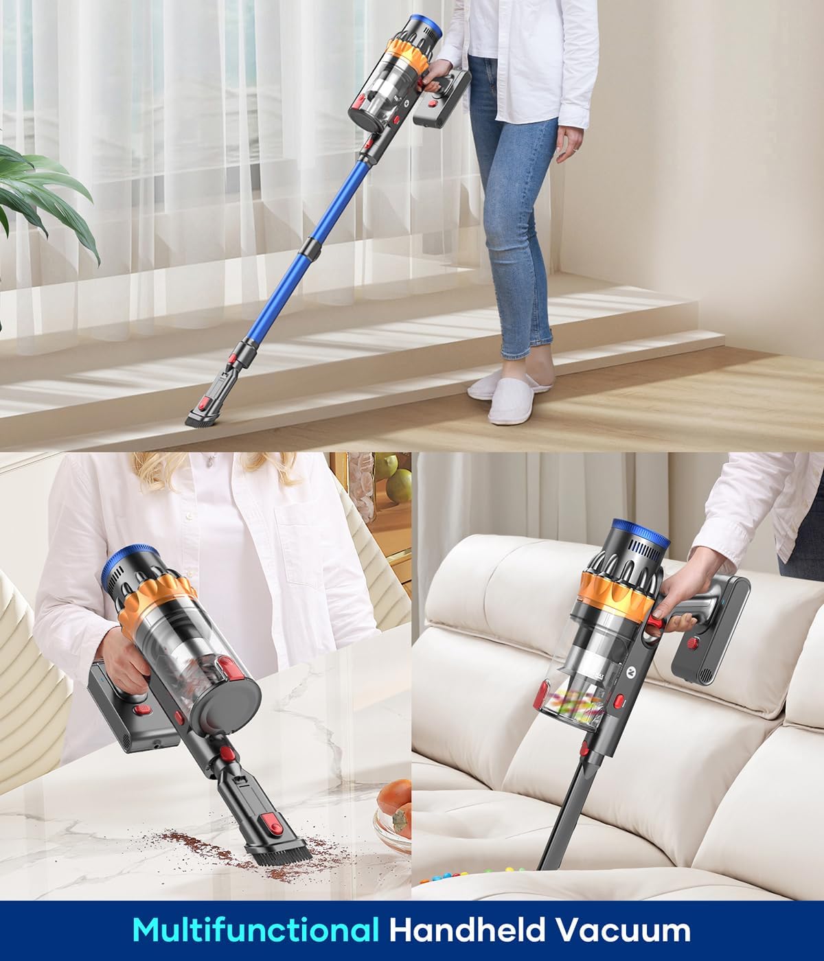 Cordless Stick Vacuum Cleaner with Touch Screen N614