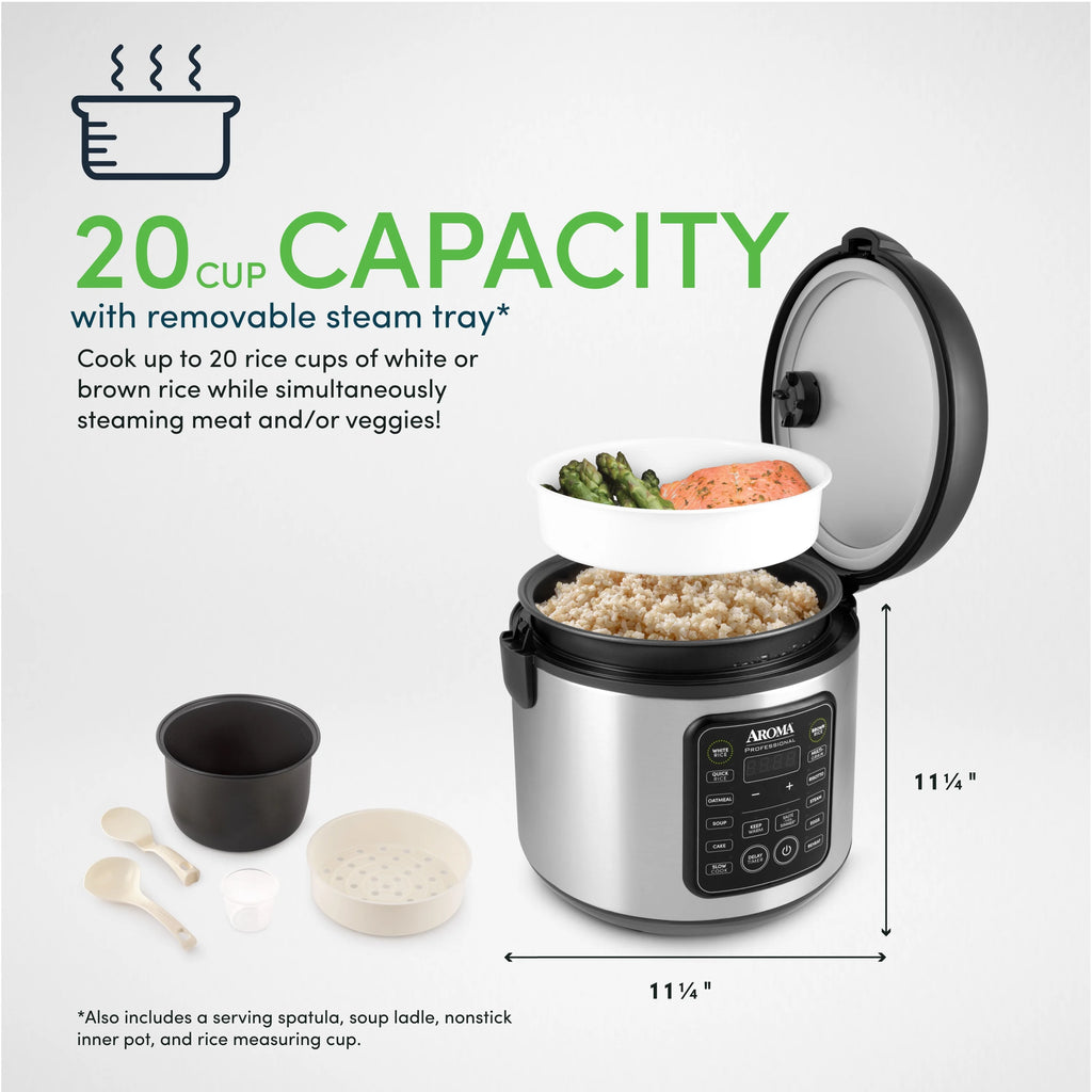 20-Cup Digital Rice & Grain Multicooker U2080