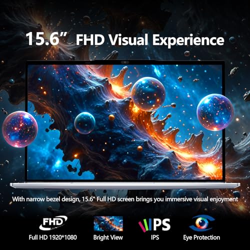 15.6 Inch Gaming Laptop, 16GB RAM 1TB SSD N95 Processor FHD IPS 1920 x 1080 T894122