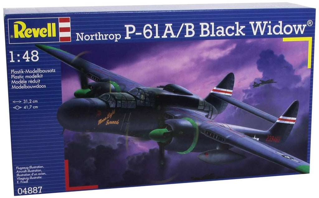 P-61B Black Widow Aircraft Plastic Model Kit N58745