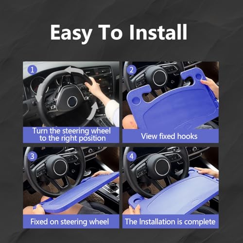 Blue Car Steering Wheel Desk K2298