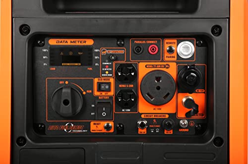 6800-Watt Dual Fuel Portable Inverter Generator with Electric Start Z839594