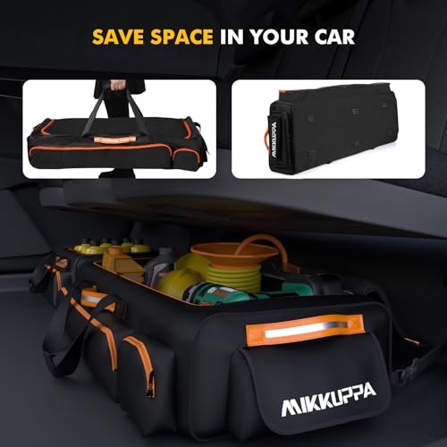 Black Under Seat Storage Bag with 4 Detachable Inner Dividers Q7205