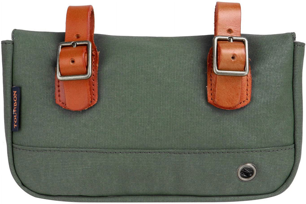 Vintage Canvas Bike Panniers Bicycle Handlebar Bag Q852590
