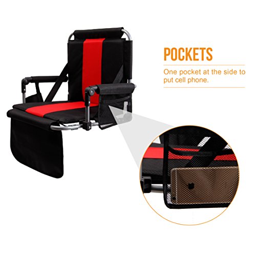 Stadium Seat Chair with Back & Arm Rest S7373