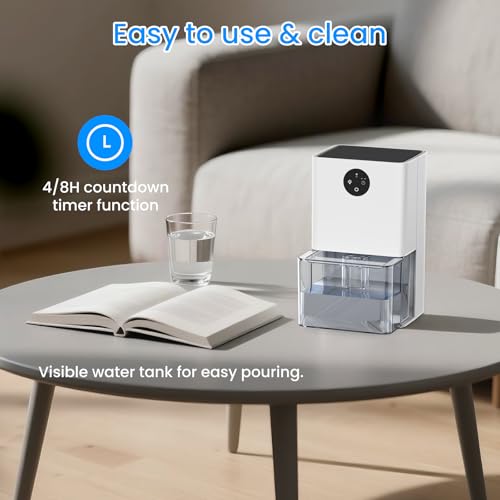 50 OZ Small Dehumidifier with Auto Shut Off O6939