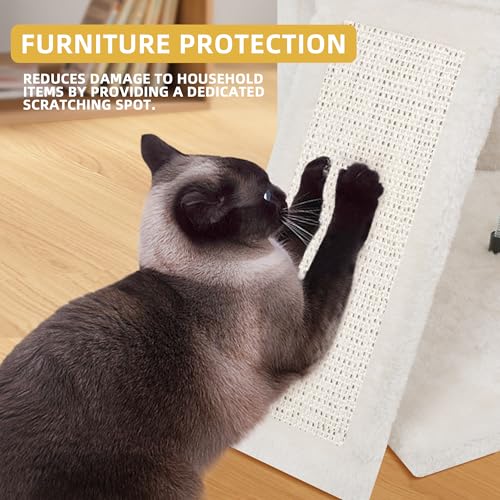 Grey Cat Tree with Scratching Post K173706