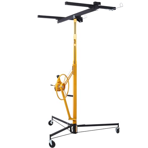 Black+Yellow Drywall Panel Hoist 150LBS Q806585
