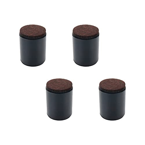 4" Self Adhesive Black Furniture Risers L9270