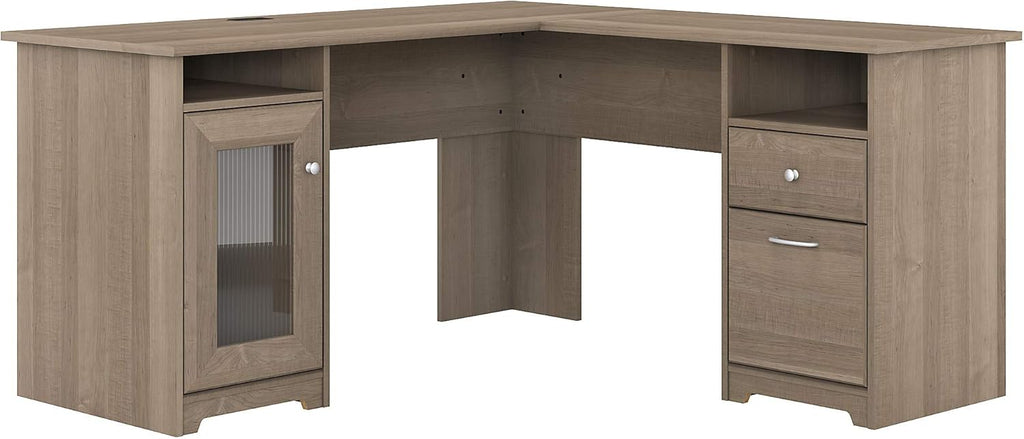 Modern Walnut L Shape Desk L526