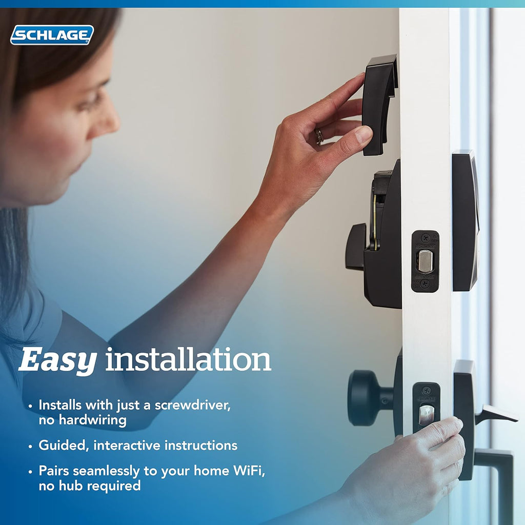 Bright Chrome Smart WiFi Deadbolt L57952