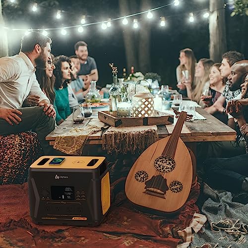 Portable Power Station 2203Wh, 1600W Solar Generator with 4 AC Outlets, 15 Power Outlets, Fast Charging H3458