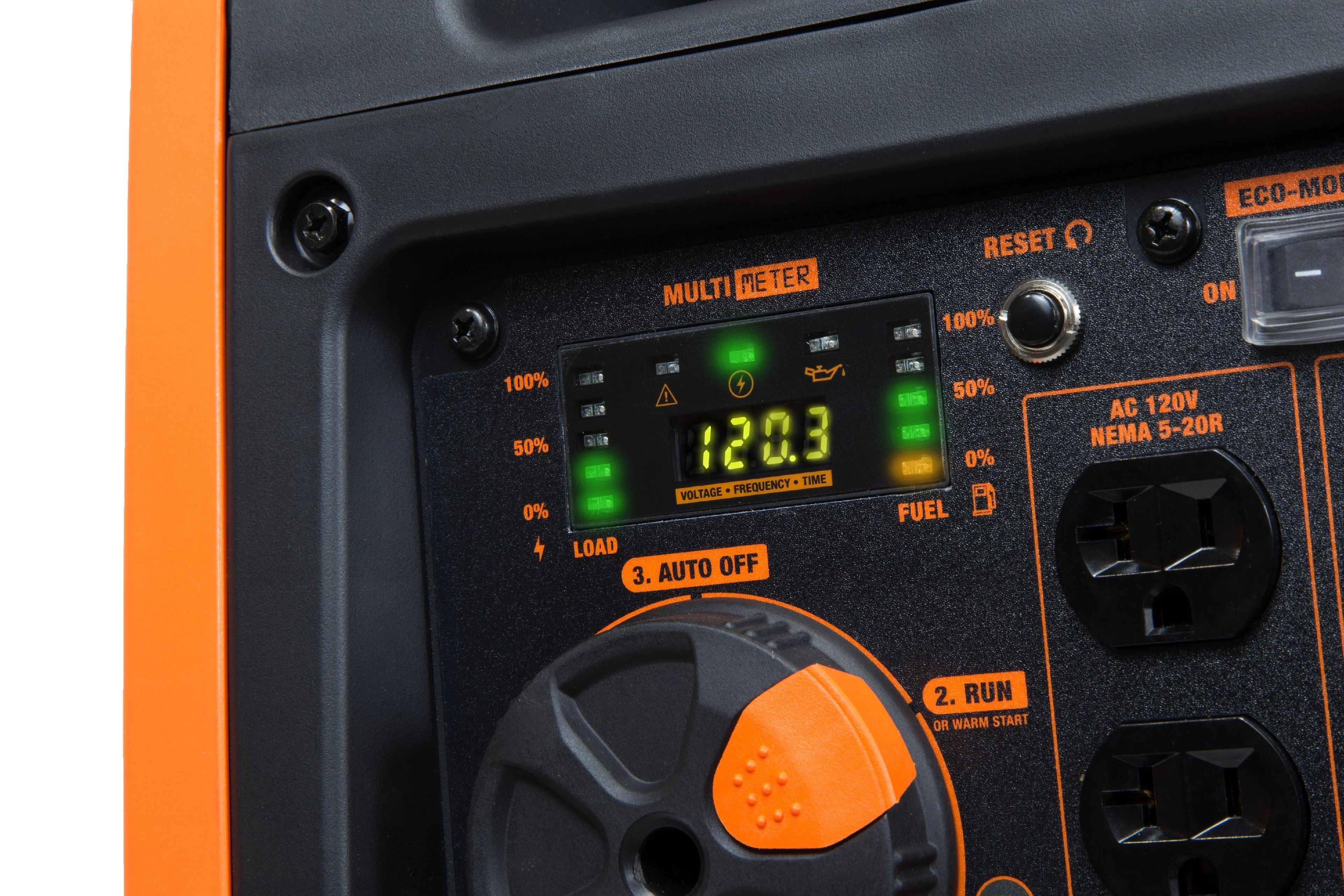 3800-Watt Portable Inverter Generator with Electric Start M125
