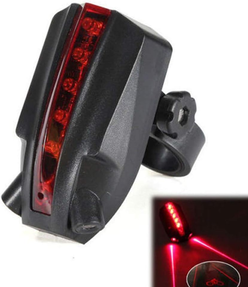 Cycling Projector Taillight Bike Laser Warning Light D604