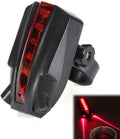 Cycling Projector Taillight Bike Laser Warning Light D604