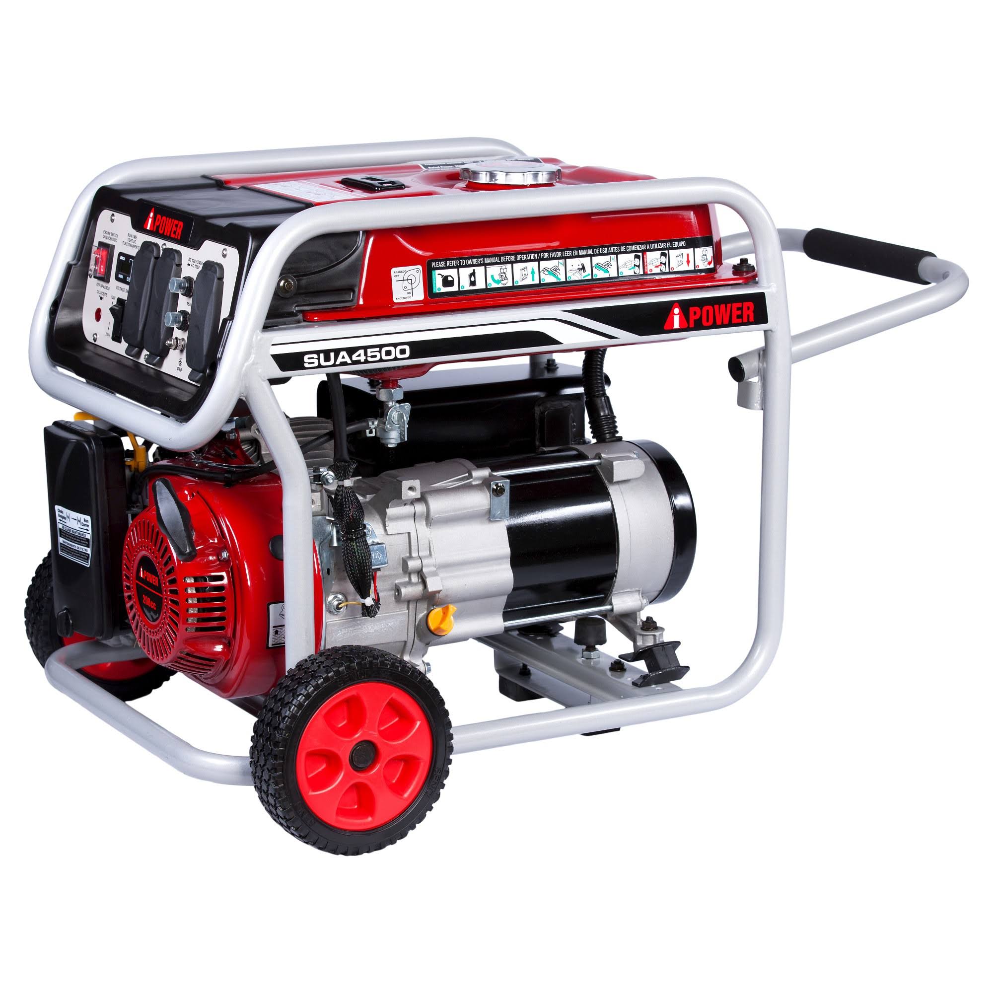 4000W Recoil Start Gasoline Portable Generator B208