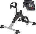 Silver Mini Exercise Bike Pedal Exerciser with LCD Monitor A192567