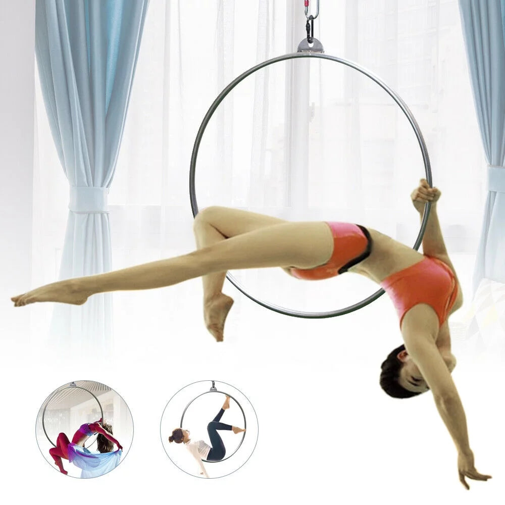 33.5" Yoga Ring Aerial Lyra Hoop Gymnastic Equipment T561