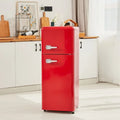 Mini Red 4.5 Cu.ft Compact Refrigerator with Adjustable Mechanical Thermostat 2-Door N29324