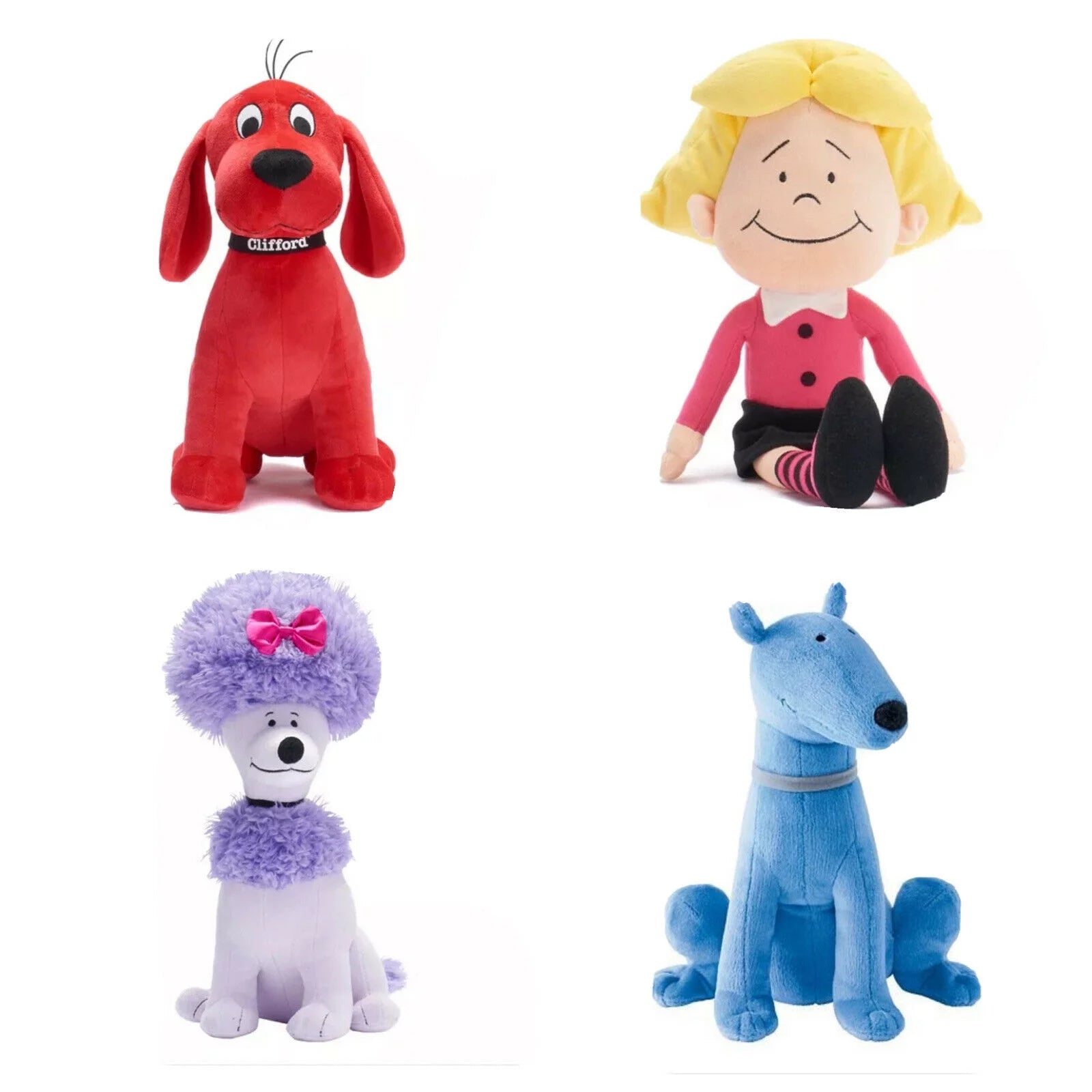 4Pc 12” Plush Stuffed N189