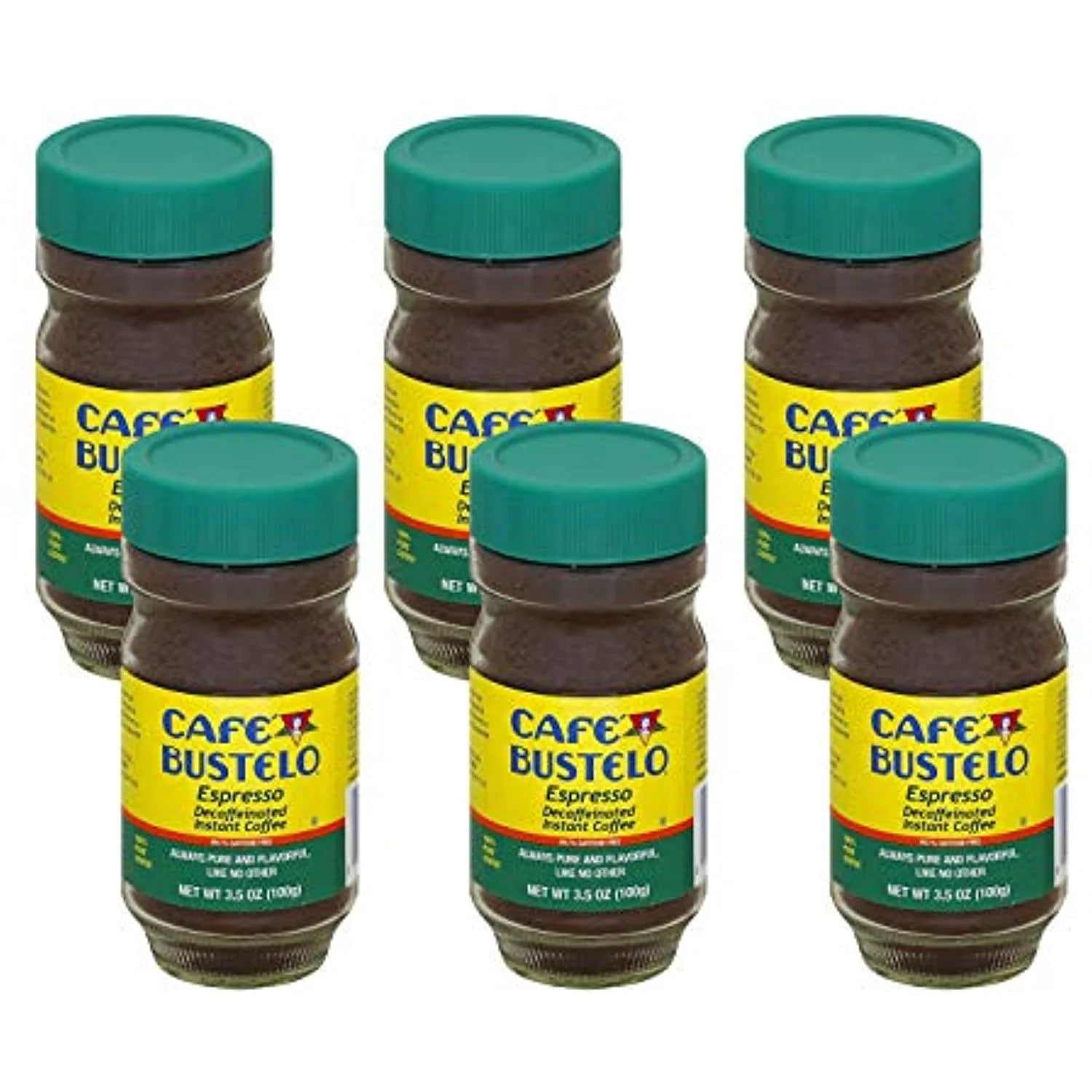Decaffeinated Instant Coffee, 3.5 Ounces (Pack Of 6) W2163
