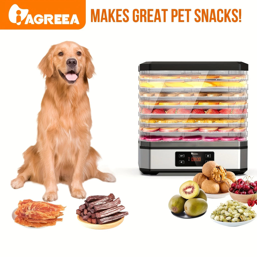 8 Trays Digital Food Dehydrator H583793