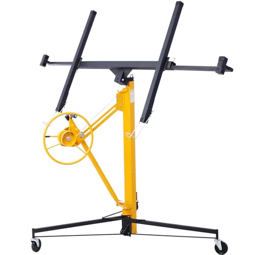 Black+Yellow Drywall Panel Hoist 150LBS Q806585
