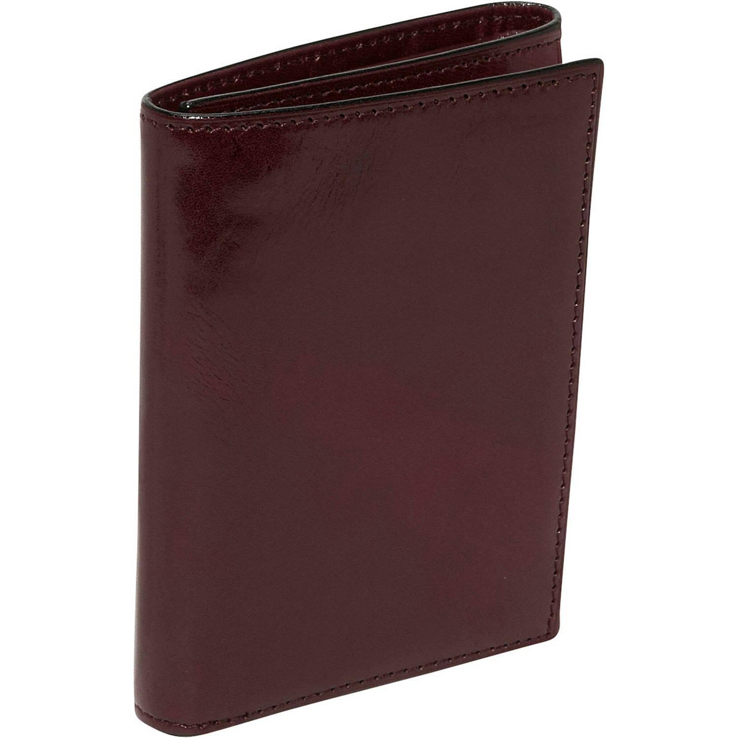Dark Brown Leather Trifold ID Wallet G38551
