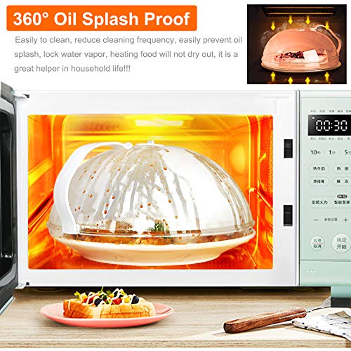 2 Pack Microwave Splatter Cover with Adjustable Steam Vents R987742
