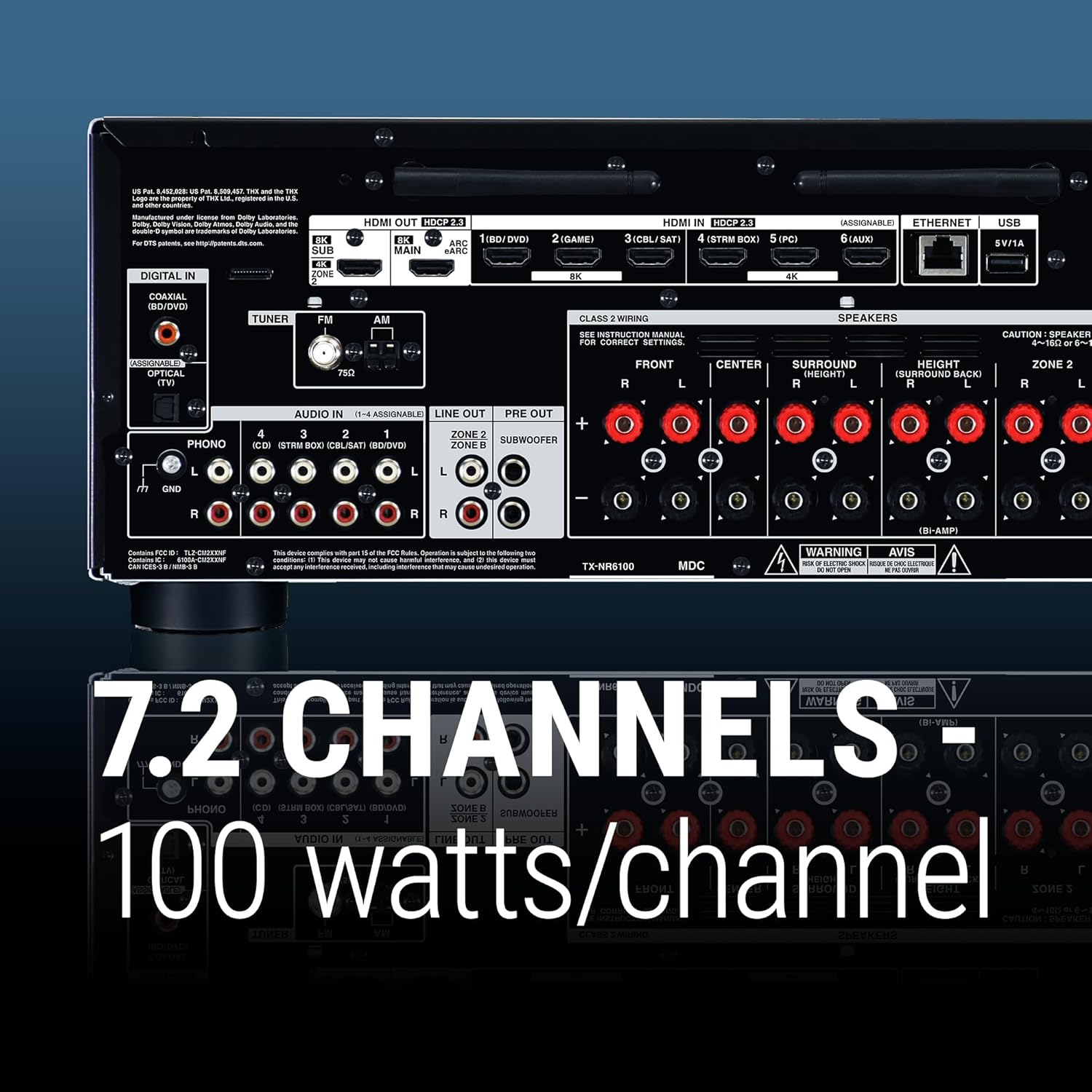 7.2 Channel Network AV Receiver P958416