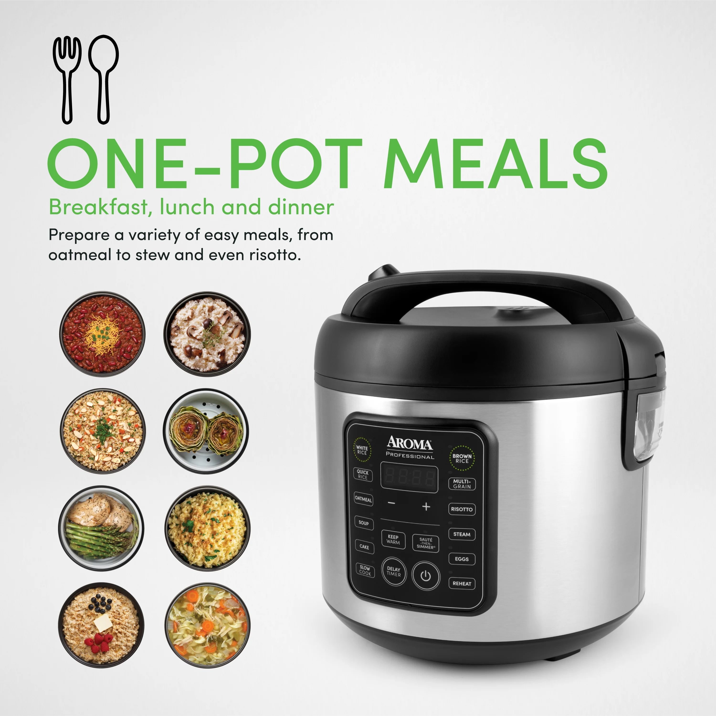20-Cup Digital Rice & Grain Multicooker U2080