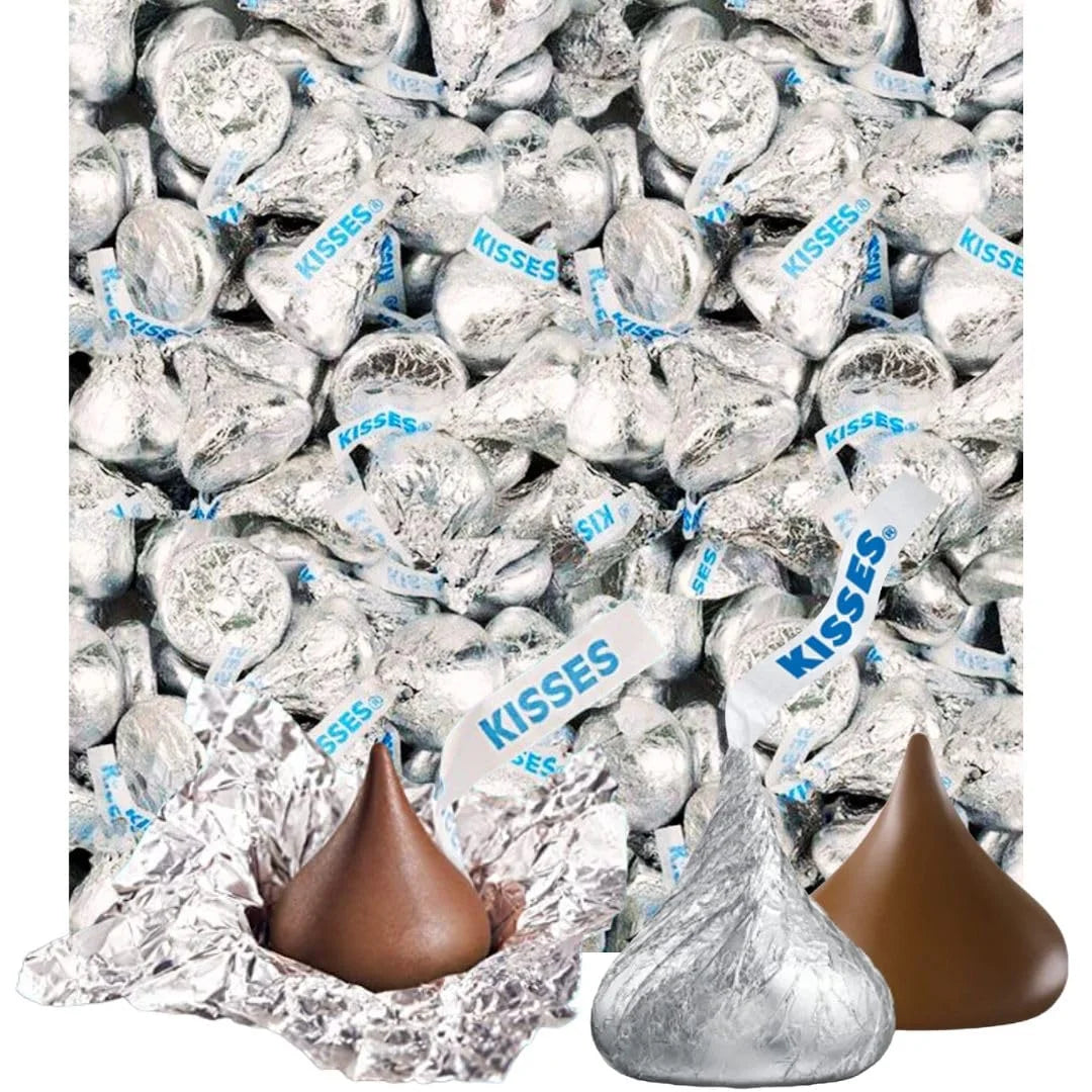 Milk Chocolate Candy in Silver Foil - 4 Pound T515