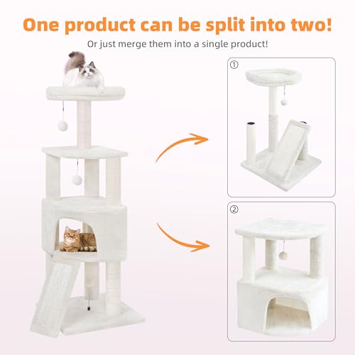 Grey Cat Tree with Scratching Post K173706