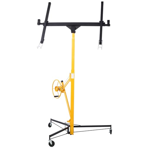 Black+Yellow Drywall Panel Hoist 150LBS Q806585