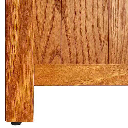 7-Tier Solid Oak Wood Bookcase I889837