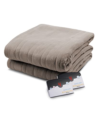 Queen Fawn Heated Blanket H2810