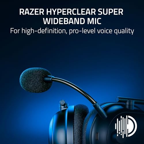 Black Wireless Gaming Headset with 50mm Drivers R61485