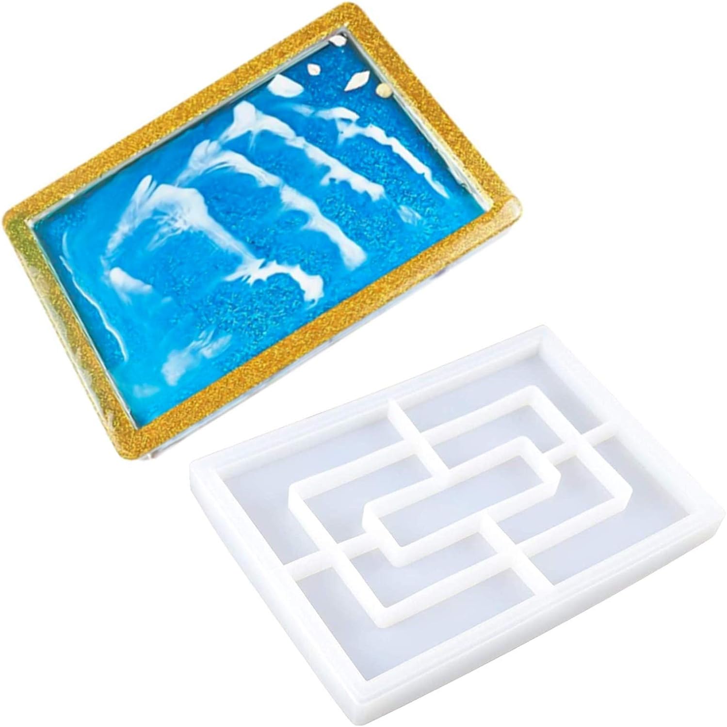Rectangle Silicone Rolling Tray Molds R8255
