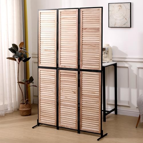 5.9 FT Wooden Room Divider H45630