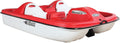 Red White Adjustable 5 Seat Pedal Boat W80140